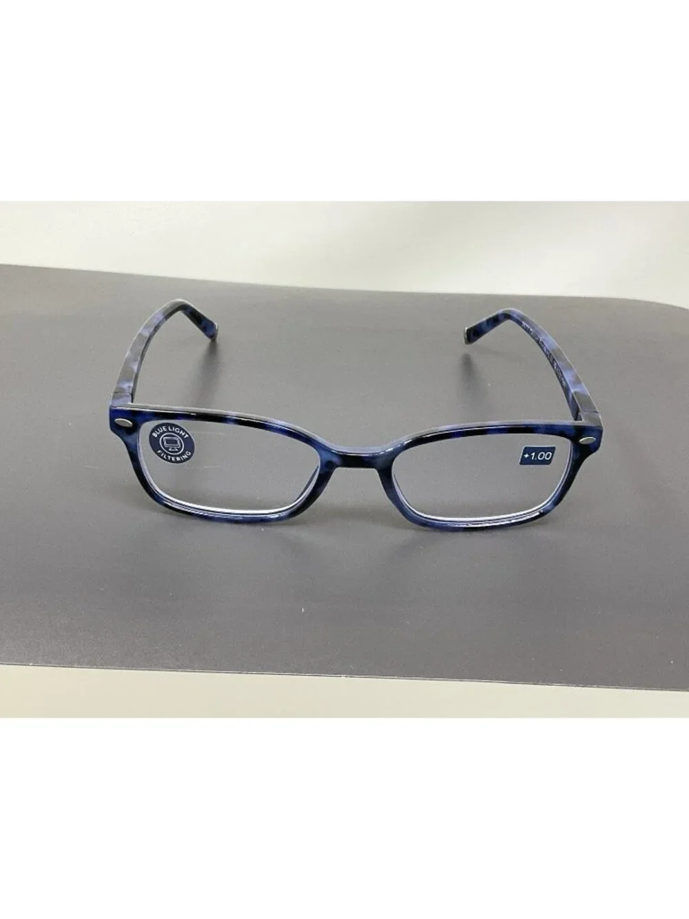 Peepers Cooper Focus blue Light Reading Glasses +1.00 Blue Tortoise